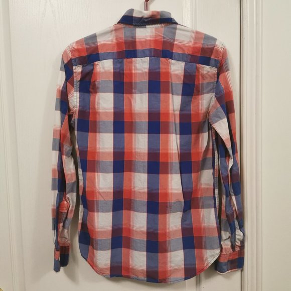 Men's Gingham Long-Sleeve Button Up - Picture 5 of 5
